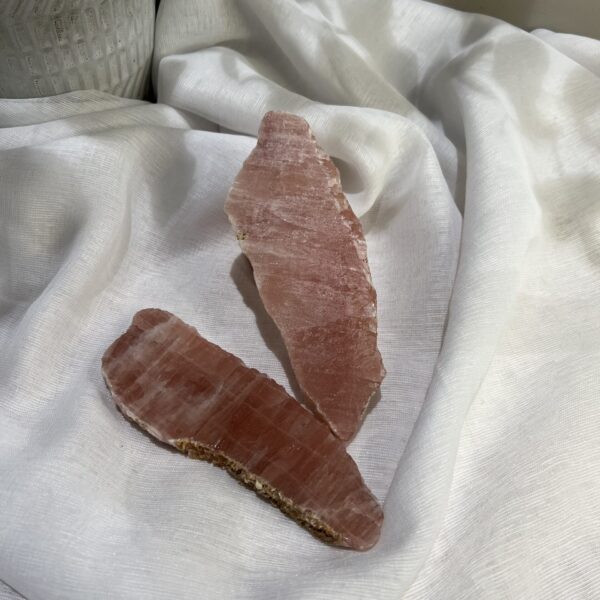 Rose Calcite Slab Large